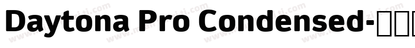 Daytona Pro Condensed字体转换